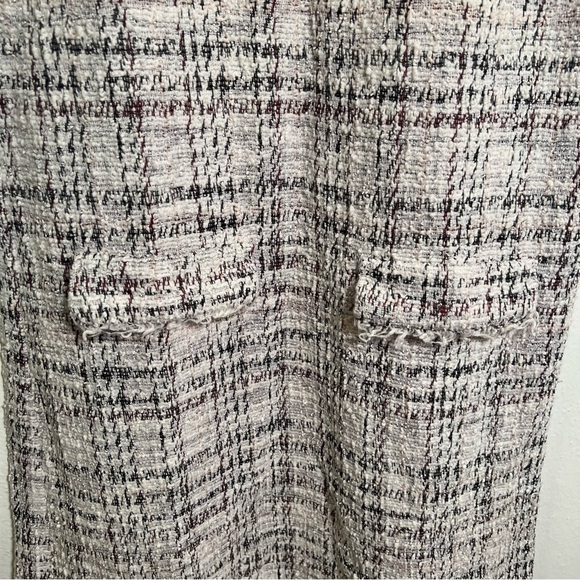 Love Ady Boucle Tweed Shift Dress Ivory Multi Metallic - Picture 4 of 9
